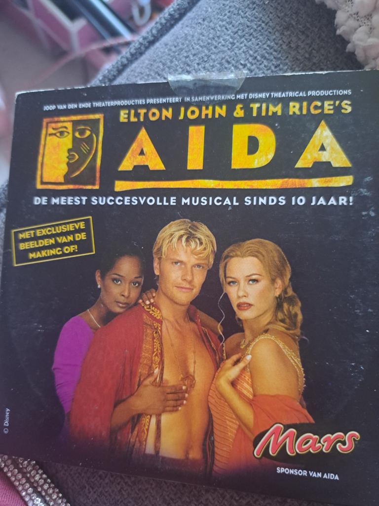 Aida Musical DVD - Elton John & Tim Rice, Cd's en Dvd's, Alle leeftijden, Ophalen of Verzenden, Gebruikt, Muziek en Concerten