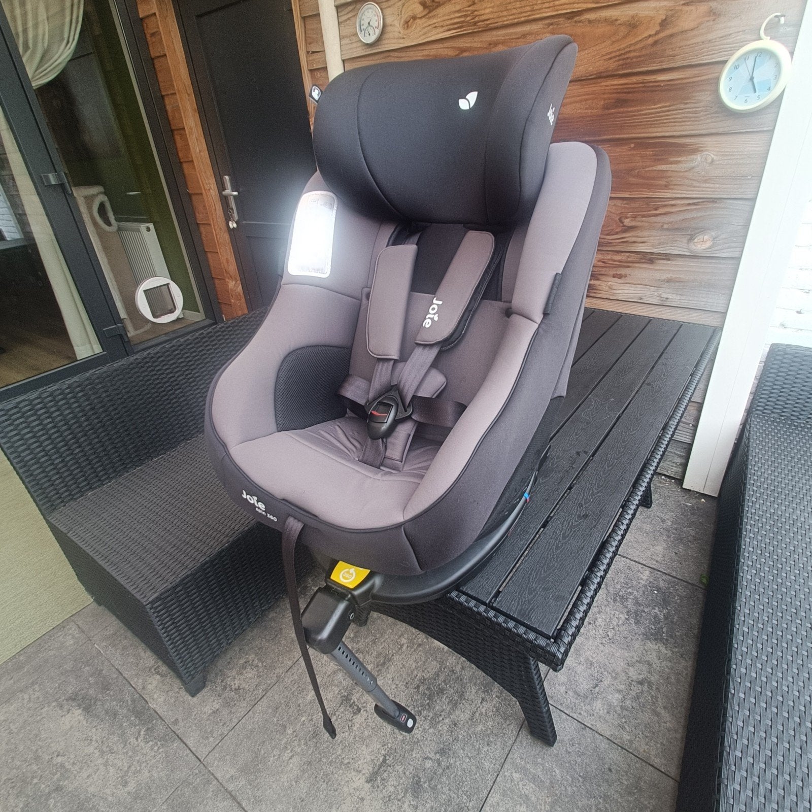 Joie Spin 360 Isofix autostoel - Draaibaar en veilig, Kinderen en Baby's, Autostoeltjes, Verstelbare rugleuning, Gebruikt, 0 t/m 18 kg