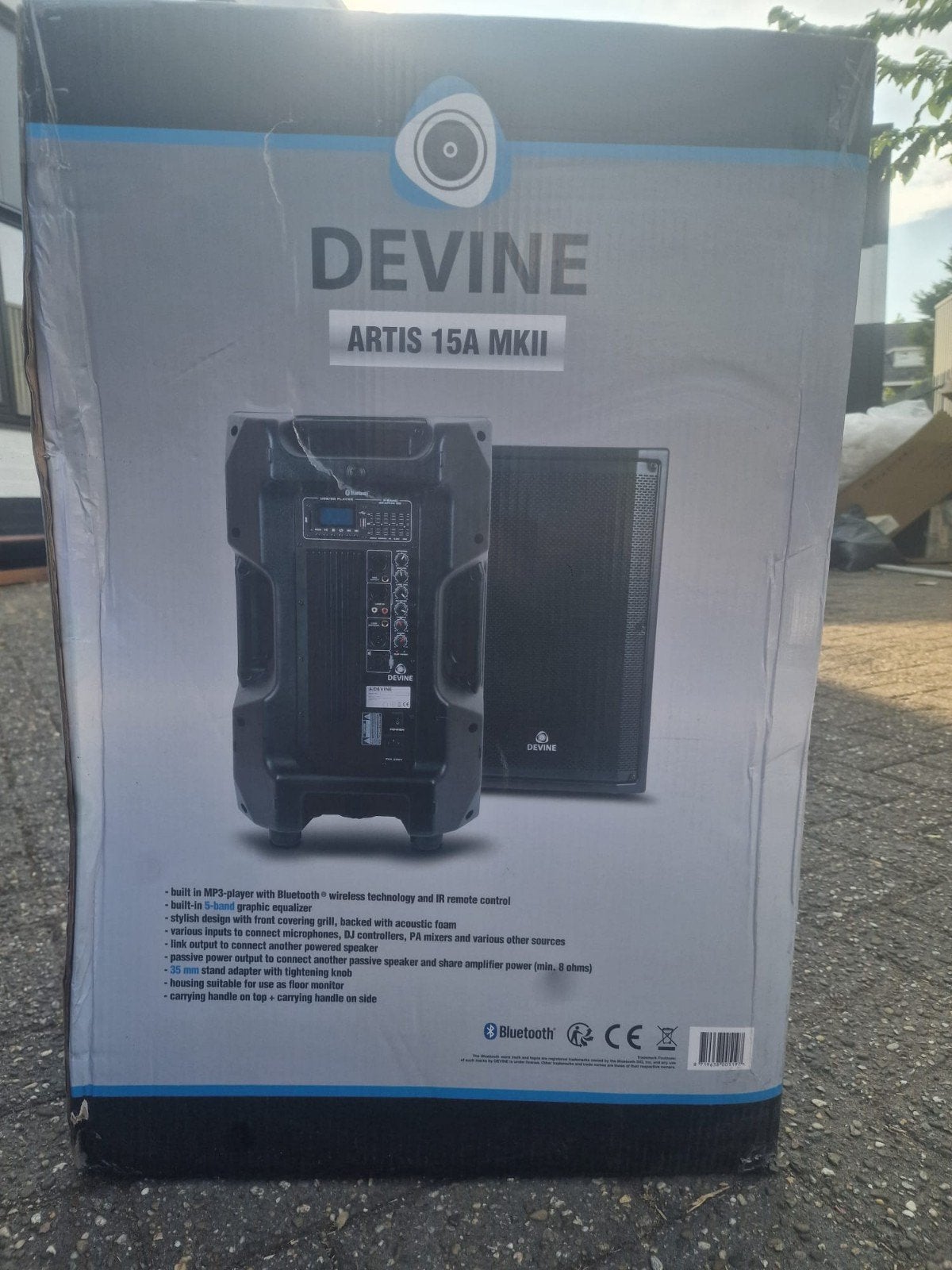 Devine Artis 15A MKII Speakers - Nieuw in doos, Ophalen of Verzenden