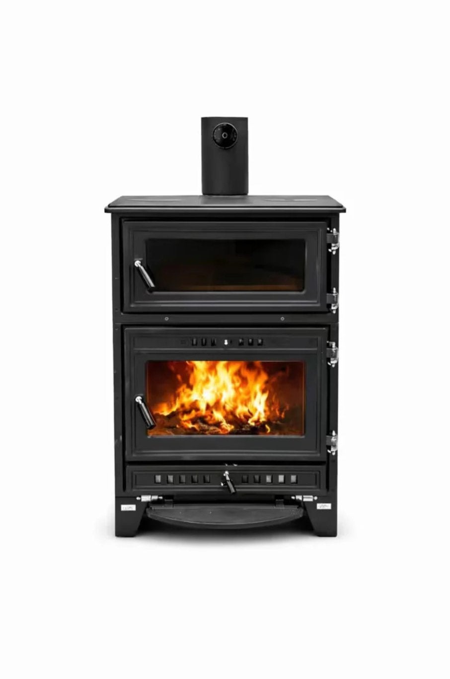 S107 Sabah Houtkachel met Oven – 15,87 kW – Mat zwart, Ophalen, Nieuw