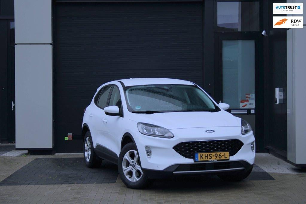 Ford Kuga 2.5 PHEV - Dealeronderhouden - Carplay - Apk 2028, Auto's, Ford, Stof, Gebruikt, 4 cilinders, Wit