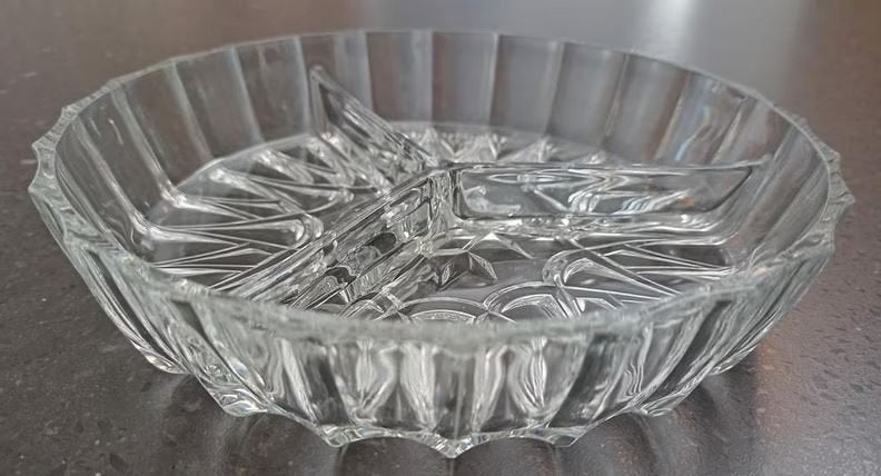 Snack schaaltje / serveerschaal zgan, Ophalen, Overige typen, Overige stijlen, Glas