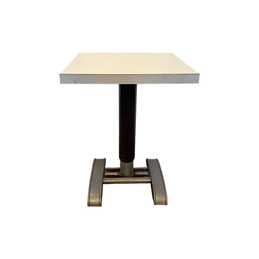 Frans Art Deco bistro tafel met formica blad, jaren 30, Antiek en Kunst, Ophalen