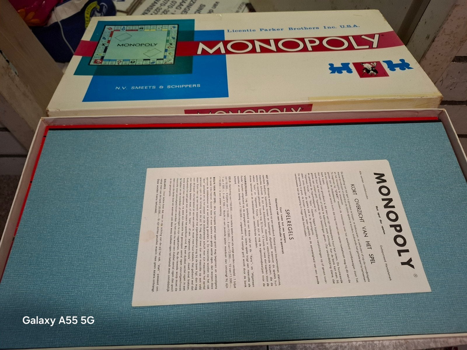 Monopoly bordspel - Vintage editie, Hobby en Vrije tijd, Gezelschapsspellen | Bordspellen, Gebruikt, Vijf spelers of meer, Onbekend