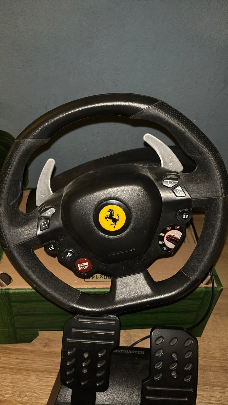 Farrari race stuur, Ophalen of Verzenden, Gebruikt, Stuur of Pedalen, PlayStation 4