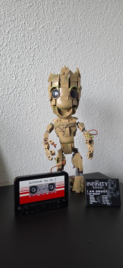 Te koop Lego I Am Groot 76217 - Perfecte Staat, Ophalen of Verzenden, Zo goed als nieuw