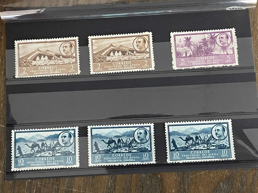 oude postzegels Spanje afrikaanse kolonie kaart 108, Postzegels en Munten, Postzegels | Europa | Spanje, Ophalen of Verzenden