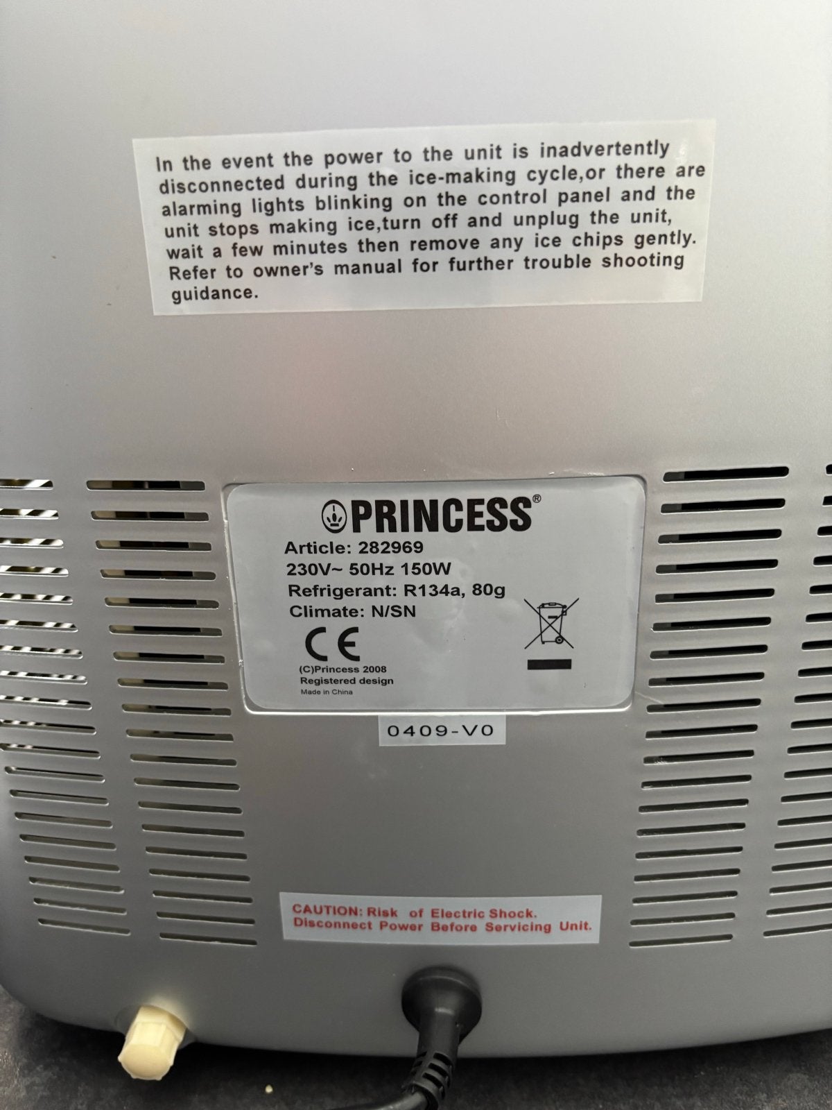Princess IJsblokjesmachine - Nieuwstaat, nooit gebruikt!, Witgoed en Apparatuur, Ophalen of Verzenden, Nieuw