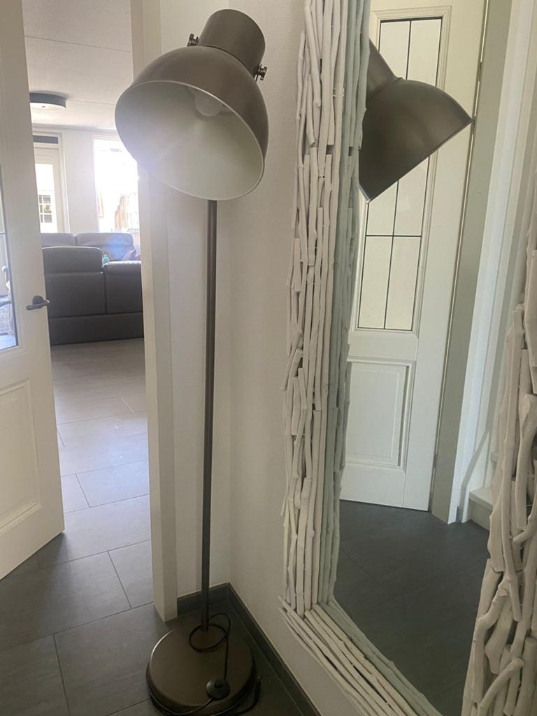 Hektar hanglamp en vloerlamp set kleur brons, Ophalen, Zo goed als nieuw, 150 tot 200 cm