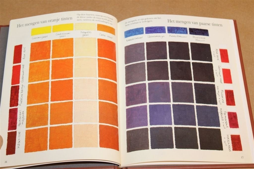 Olieverf Kleuren Mengen — 600+ Kleuren, Praktische Gids, Boeken, Ophalen of Verzenden, Gelezen, Tekenen en Schilderen