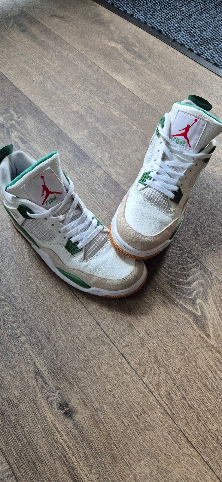 Nike Air Jordan 4 Retro SB Pine Green, Ophalen, Overige kleuren, Sneakers of Gympen, Gedragen