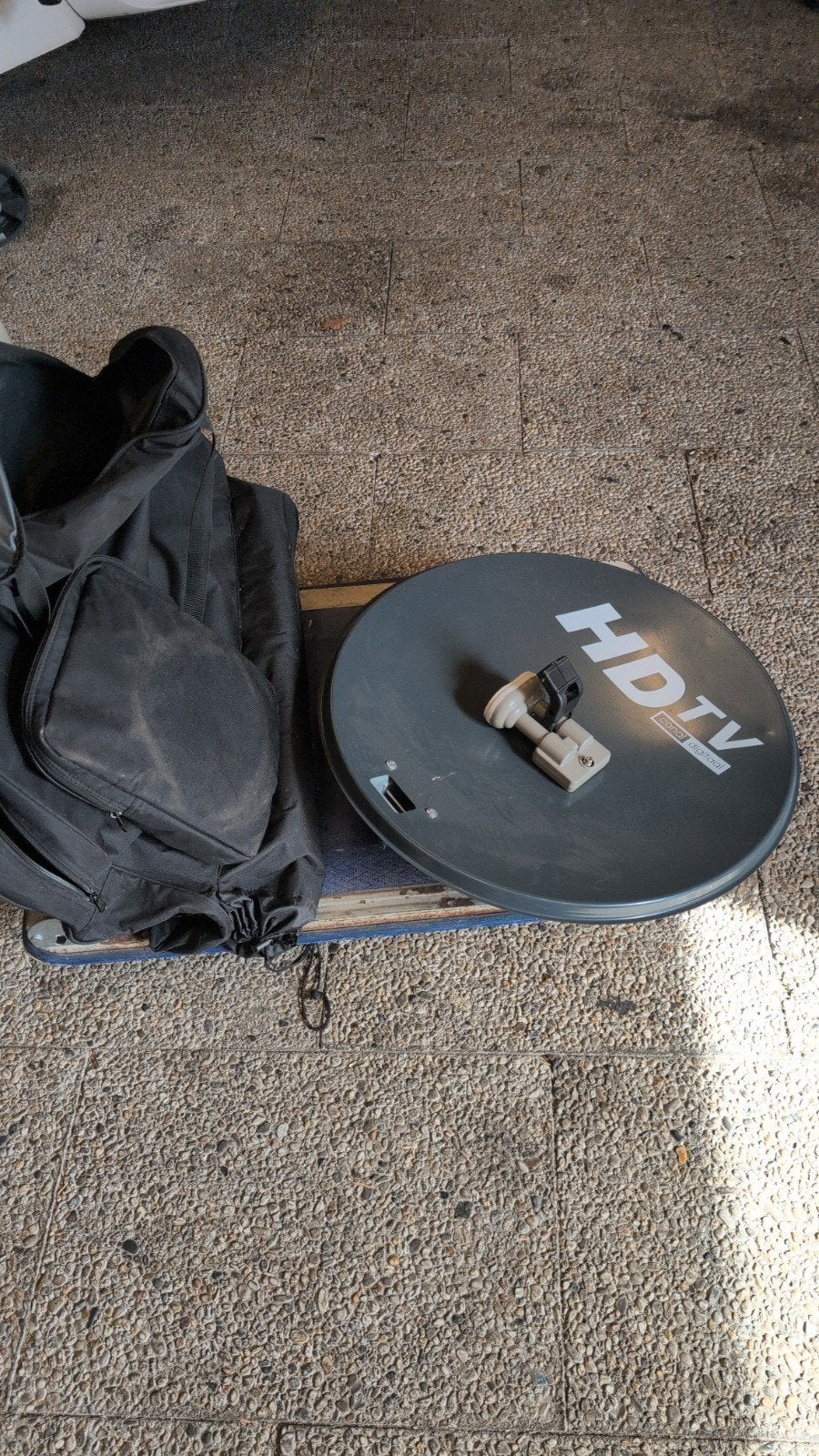 Euro Trail Camping Satelliet Set met Opbergtas, Ophalen of Verzenden, Gebruikt