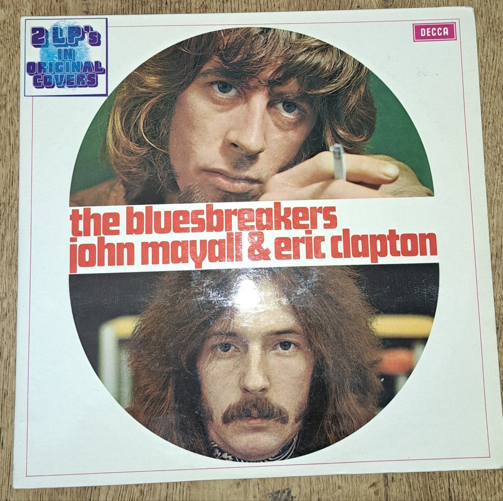 John Mayall & Eric Clapton - The Bluesbreakers (2LP), Bluesrock, Ophalen of Verzenden, Zo goed als nieuw, 12 inch
