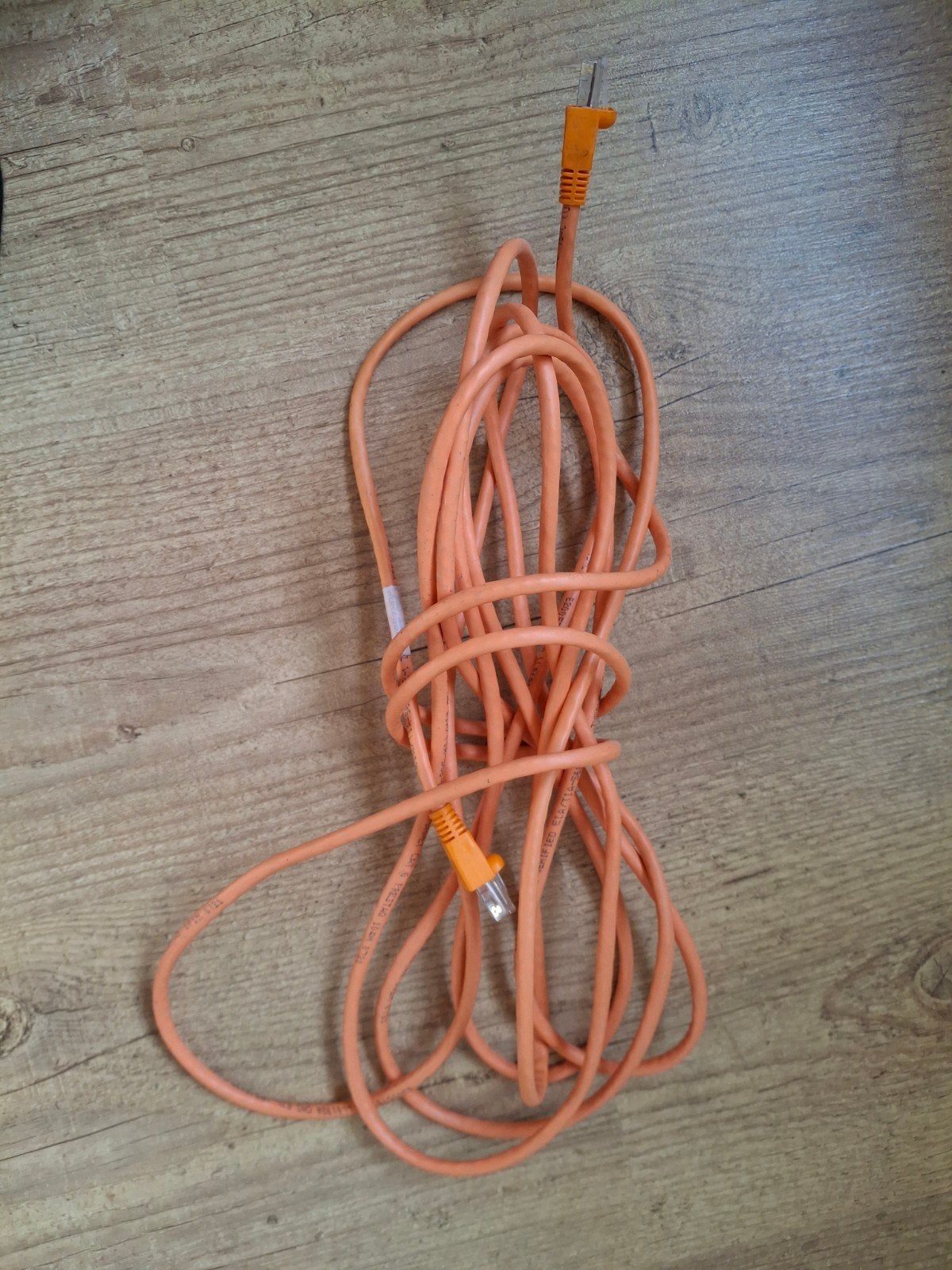 Oranje internetkabel (UTP/Ethernet), Computers en Software, Ophalen, Gebruikt