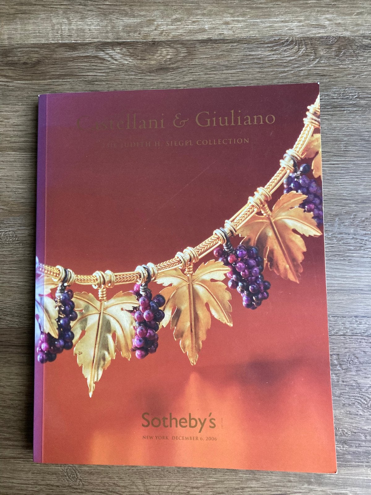 Catalogus Sotheby’s the Judith Siegel vollection NU 2006, Ophalen of Verzenden, Zo goed als nieuw