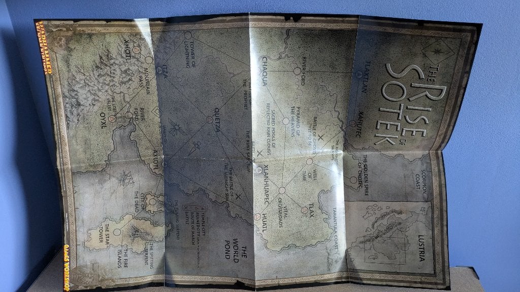 Warhammer Fantasy Conquest of the New World Poster, Ophalen of Verzenden, Warhammer