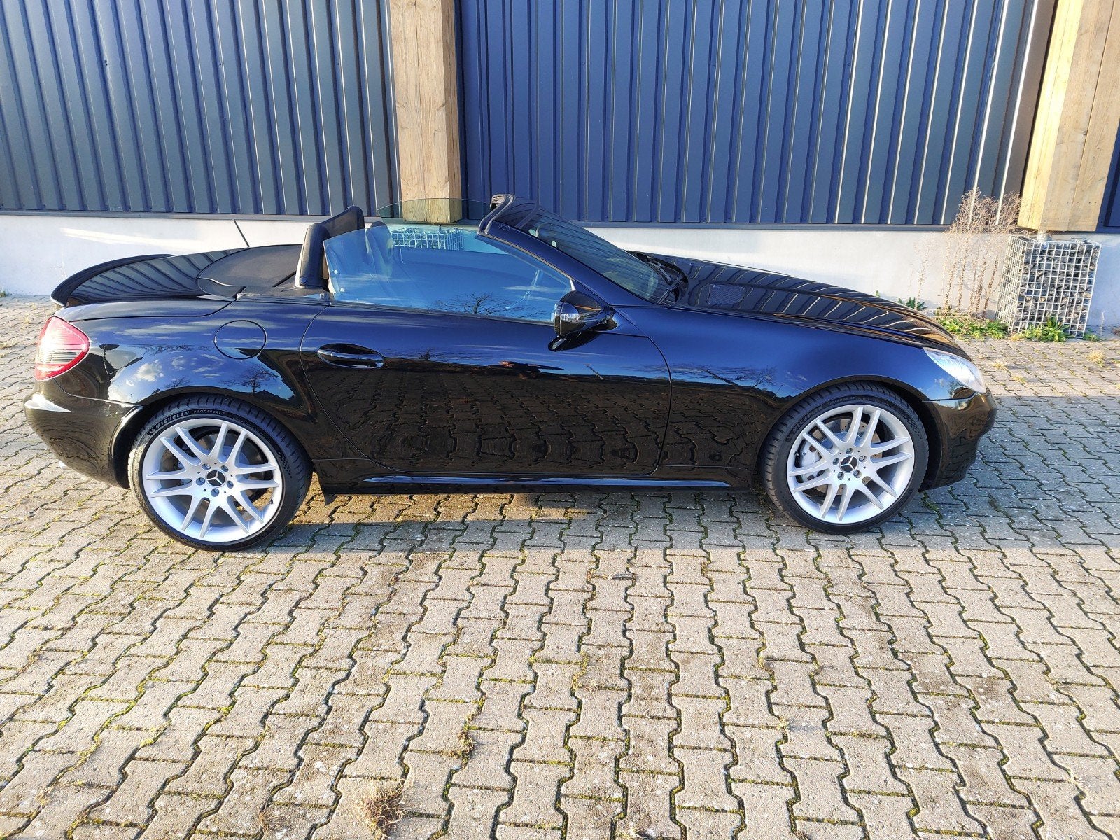Mercedes-Benz SLK 1.8 Slk200 Kompr Roadster 2008 Zwart, Achterwielaandrijving, 4 cilinders, 1796 cc, Zwart