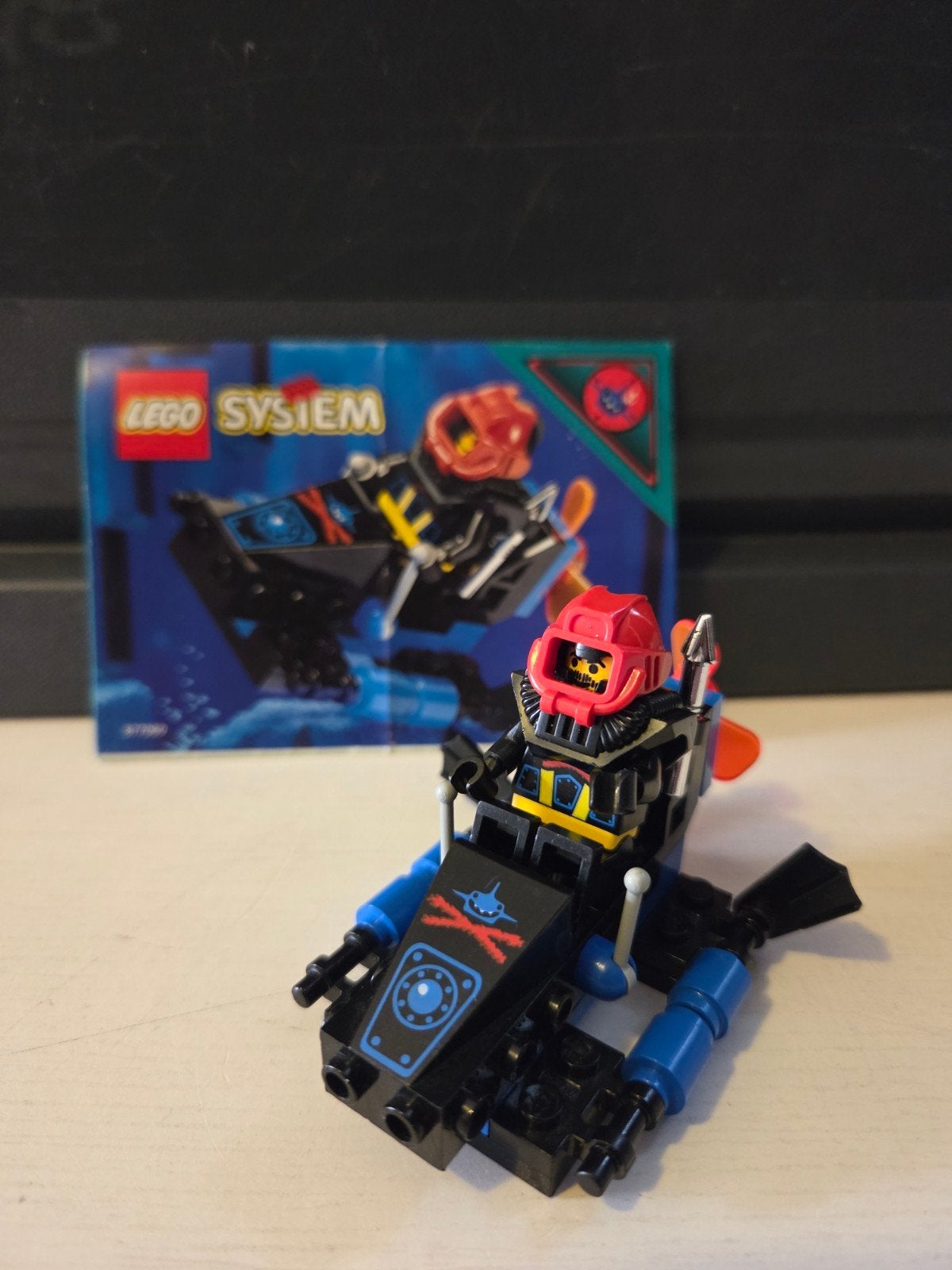 Lego 6115 - shark scout - Aquashark dart, Compleet, Gebruikt, Lego, Ophalen of Verzenden