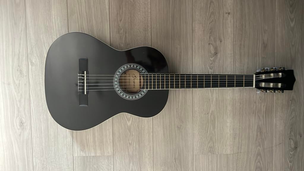 Gomez 036 3/4-model klassieke gitaar zwart, Muziek en Instrumenten, Ophalen of Verzenden, Nieuw, Klassieke of Spaanse gitaar