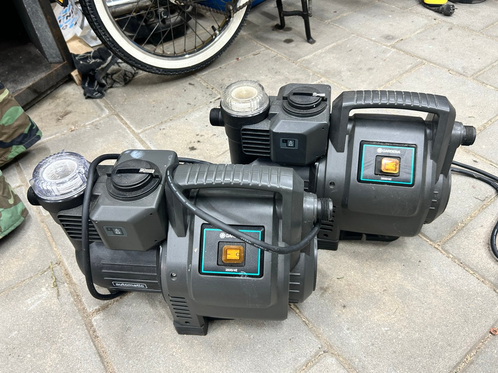 2x Gardena Home&Garden Pomp 3500/4 - Automatische waterpomp, Ophalen, Gebruikt, Elektrisch, Hydrofoorpomp