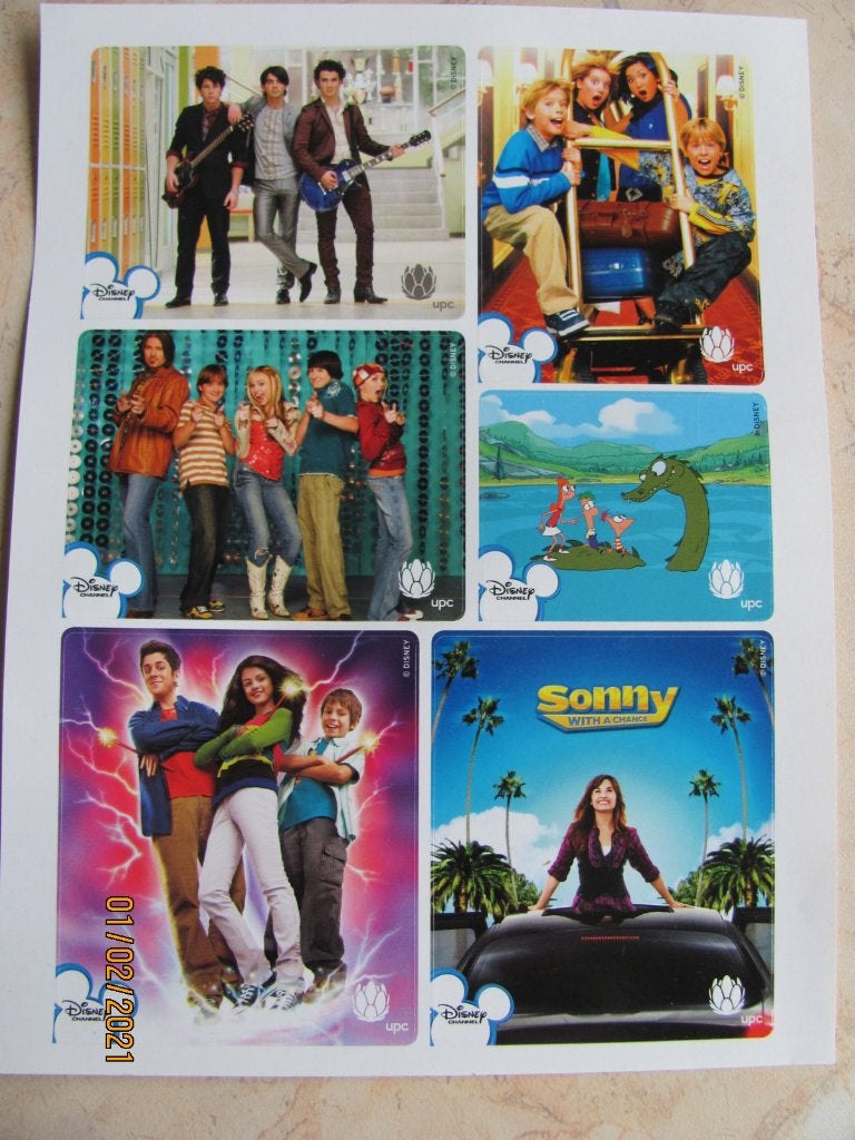 NIEUW vel STICKERS Disney Channel SERIES televisie serie '00, Ophalen of Verzenden, Nieuw, Tv, Overige typen