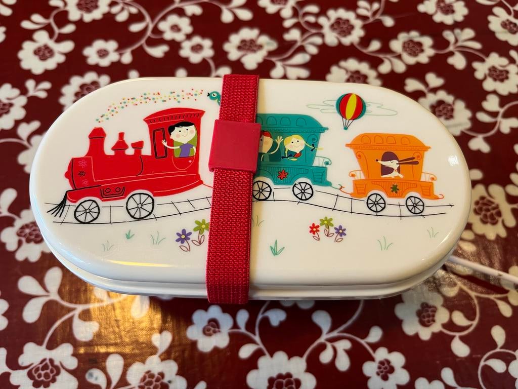 Puckator Bento Box - Rode Lunchbox met Bestek, Ophalen of Verzenden, Nieuw