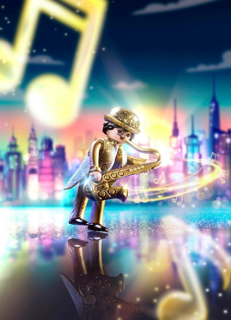 Playmobil EverDreamerz Muziek World Mr Talk a lot & saxofoon, Ophalen of Verzenden, Nieuw, Complete set, Figuren