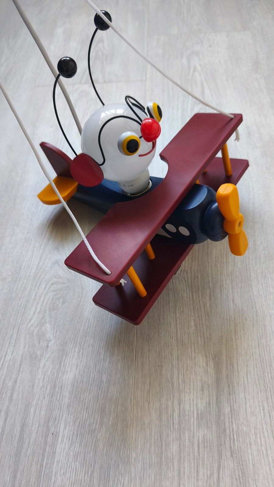 Vliegtuig lamp kinderkamer, Overige merken, Rood, Ophalen of Verzenden, Ophangbaar