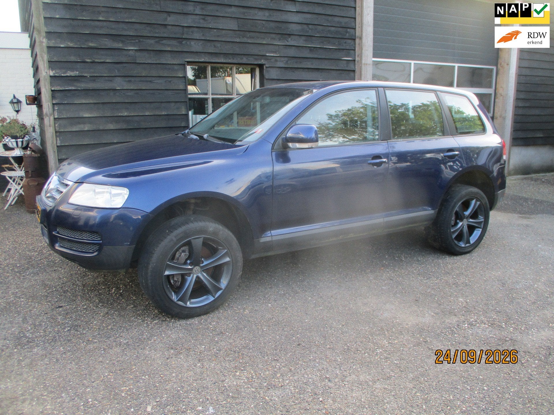 Volkswagen Touareg 3.2 V6 Automaat, LET OP: ELEKRISCHE STORI, Auto's, Automaat, Gebruikt, 3189 cc, Blauw