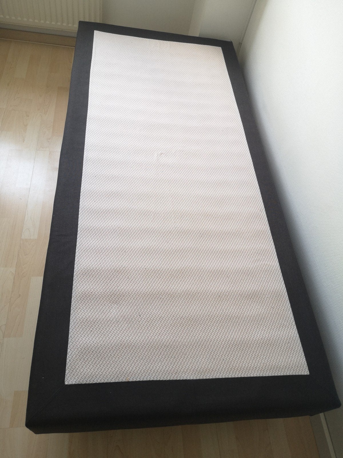 2x Donkerbruin boxspring onderstel 90x200 cm, Ophalen, Gebruikt, 90 cm, Eenpersoons