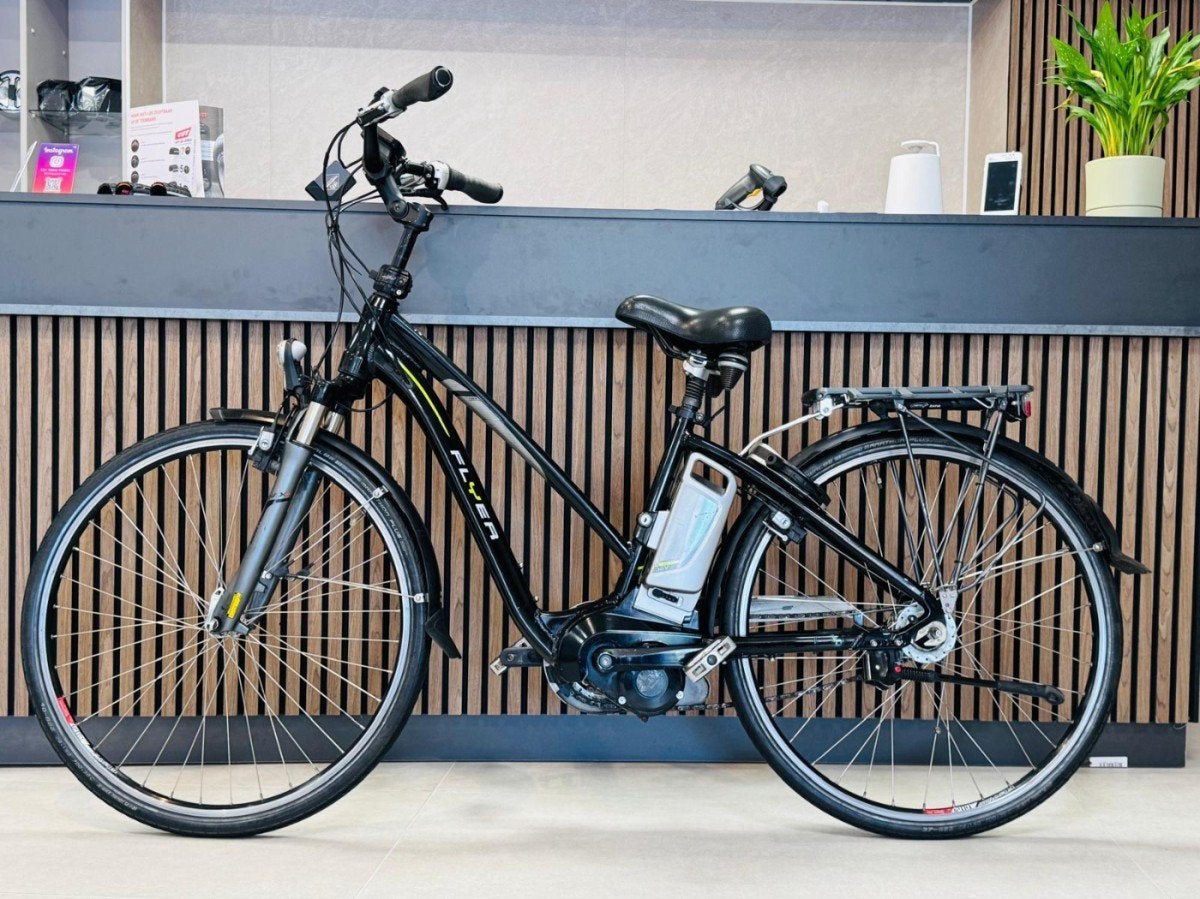 Flyer Elektrische fiets - Middenmotor - Lage Instap Dames, Fietsen en Brommers, Elektrische fietsen, Gebruikt, -, -, Minder dan 47 cm