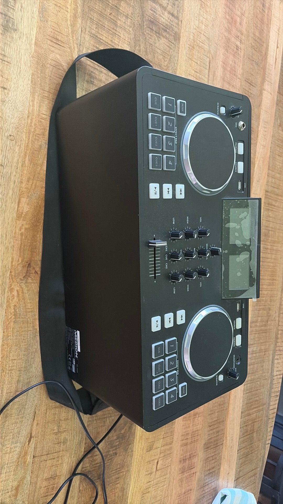 medion party luidspreker met dj controller, Ophalen, Zo goed als nieuw, Dj-set, Overige merken