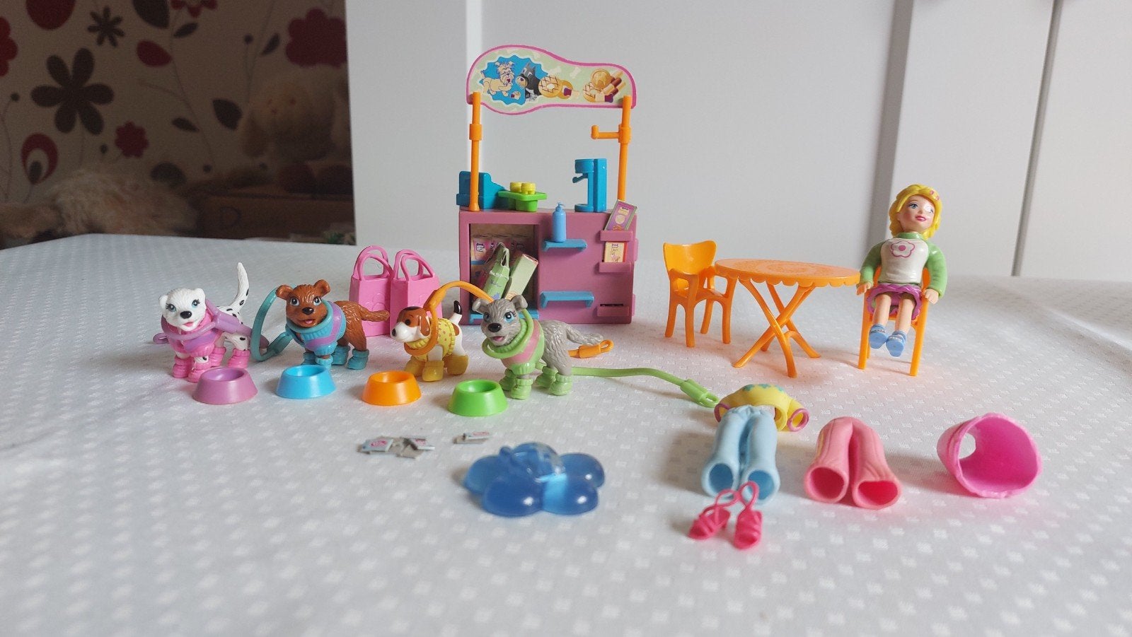 Polly Pocket Hondenuitlaatservice  Speelset met Accessoires, Ophalen, Gebruikt, Meisje