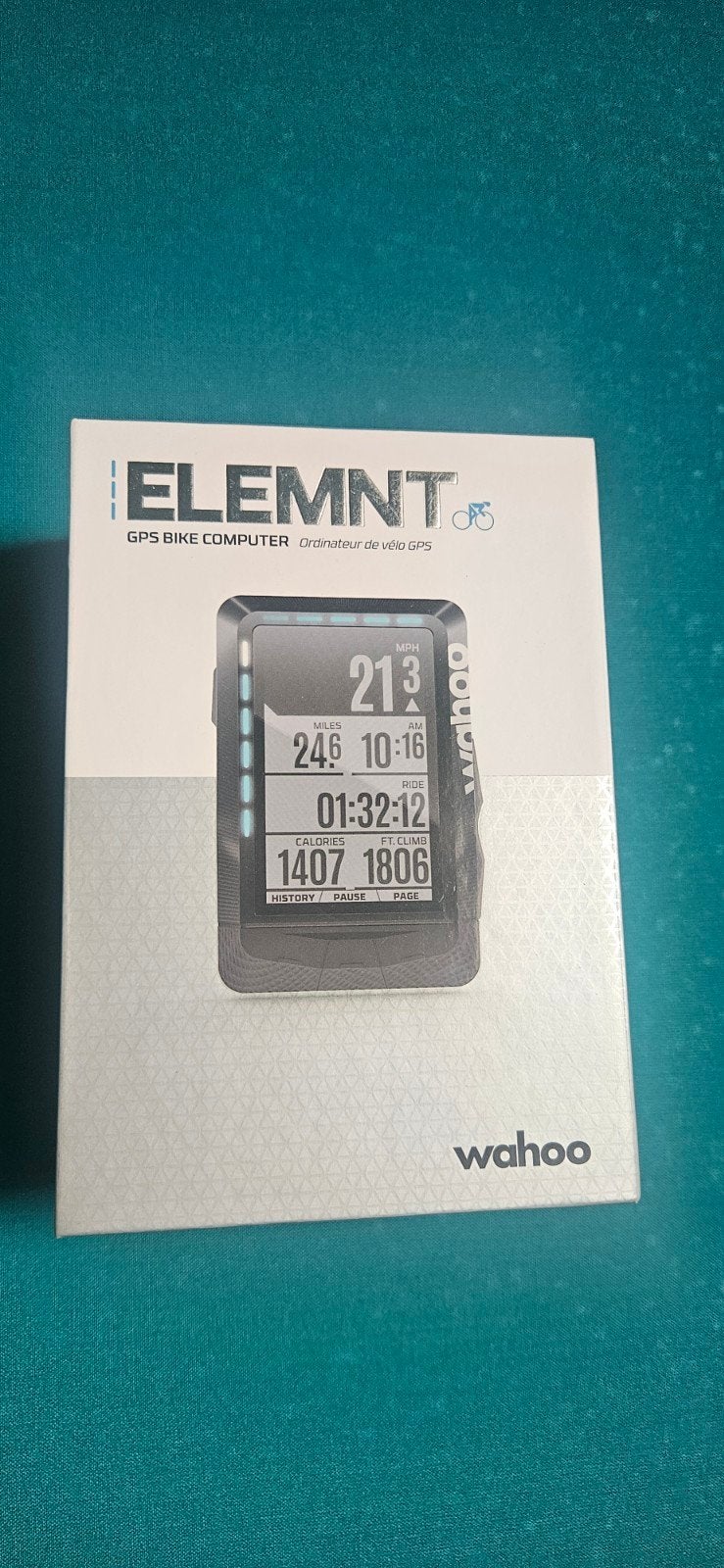 Wahoo Elemnt GPS fietscomputer compleet in doos, Ophalen of Verzenden
