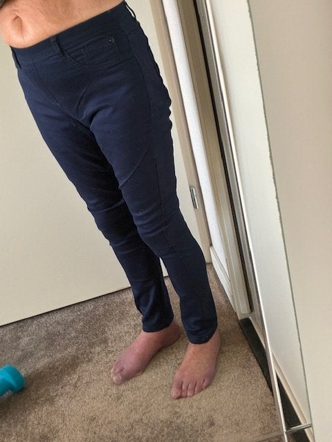 1 plus1 gratis nieuwe Treggings, zwart en donkerblauw Mt 36, Me and my Zumba, Zwart, Nieuw, Ophalen of Verzenden