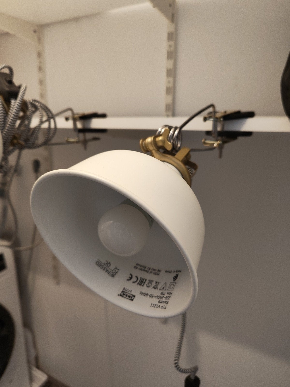 ranarp Ikea lamp, Ophalen, Wit, Rond, Zo goed als nieuw