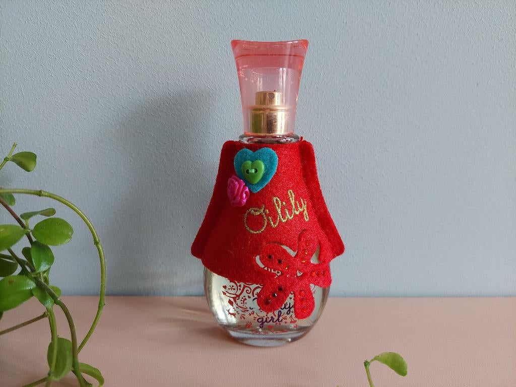 Oilily parfum lucky girl, Ophalen of Verzenden, Gebruikt, Parfumfles