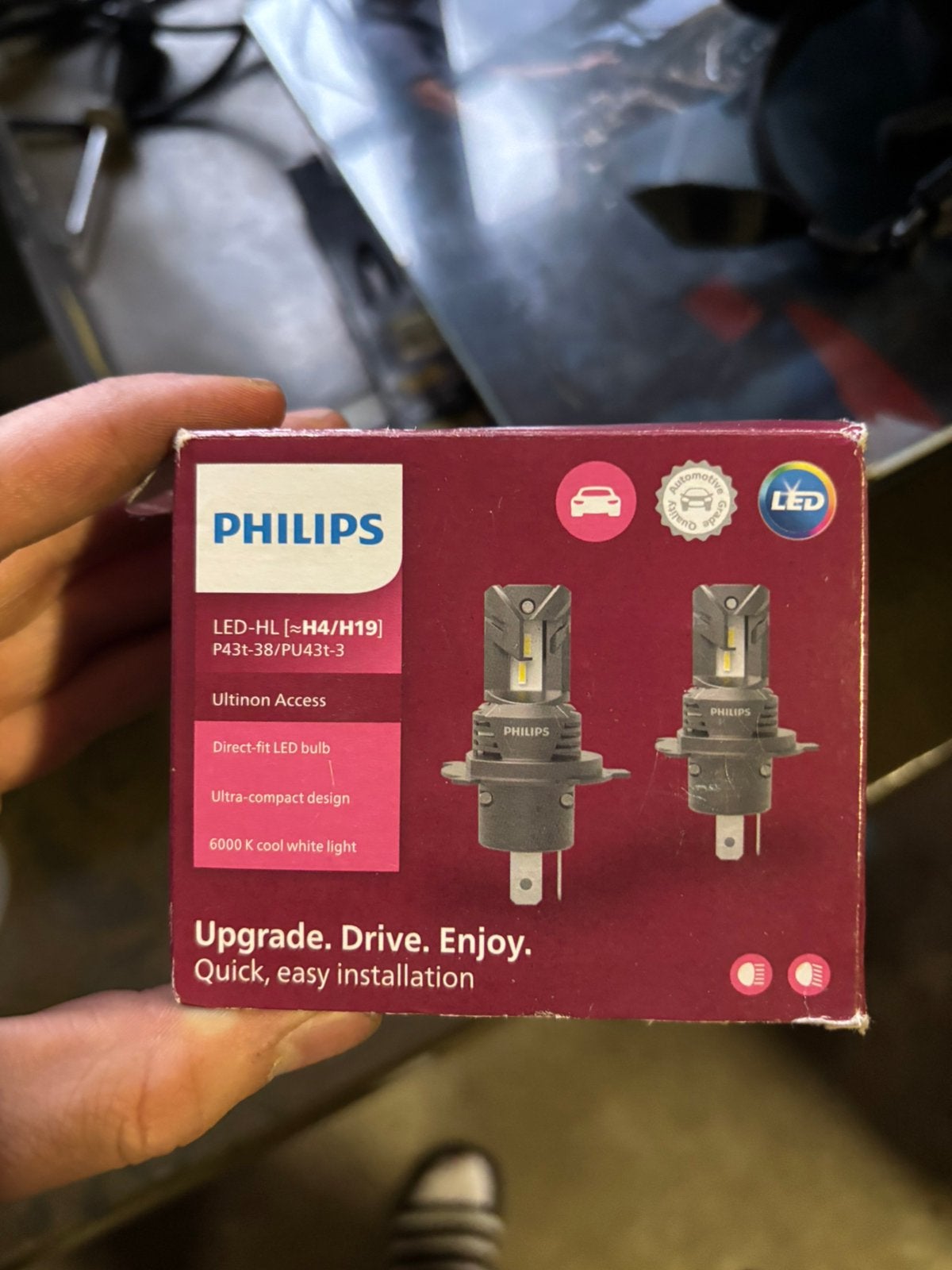 Philips Led H4/H19 led koplampen, Ophalen of Verzenden, Nieuw