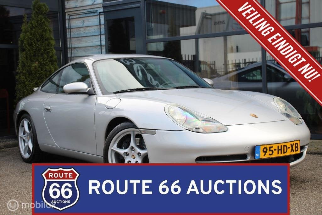 Porsche 911 Carrera | 1998 | Route 66 Auctions, Auto's, Oldtimers, Overige carrosserieën, Zwart, Bedrijf, Porsche