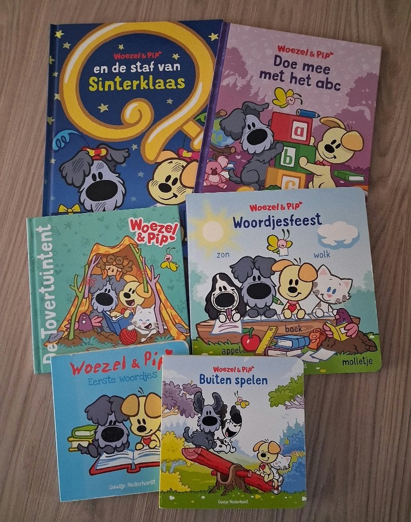 6 WOEZEL & PIP, Boeken, Ophalen, Zo goed als nieuw, Guusje Nederhorst, 1 tot 2 jaar