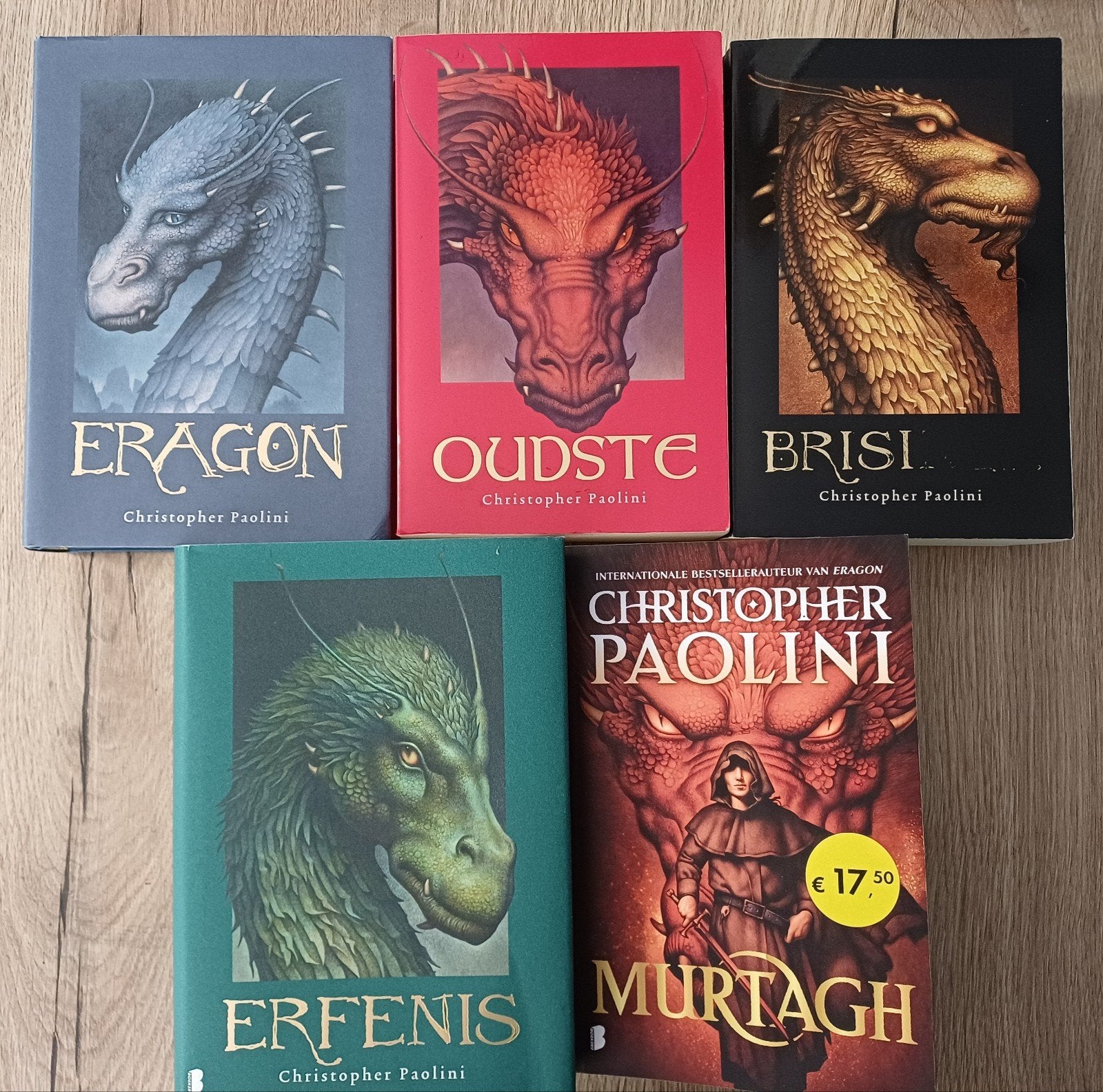 Eragon Boekenreeks - Christopher Paolini (5 boeken), Ophalen of Verzenden