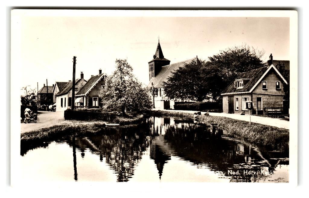 Goudriaan, Ned. Herv. Kerk, Verzenden, 1940 tot 1960, Gelopen, Zuid-Holland