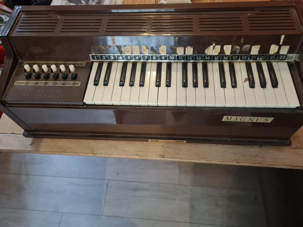 Magnus elektrische orgel - Vintage Chord Organ, Ophalen of Verzenden, Gebruikt, 1 klavier, Orgel