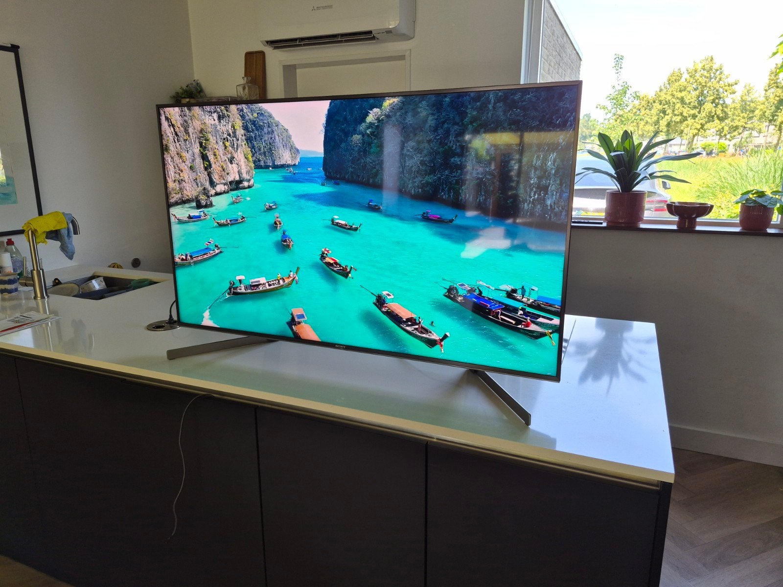 Sony Bravia – 49 inch 4K HDR TV (nieuwstaat), LED, Ophalen of Verzenden, Zo goed als nieuw, 100 Hz