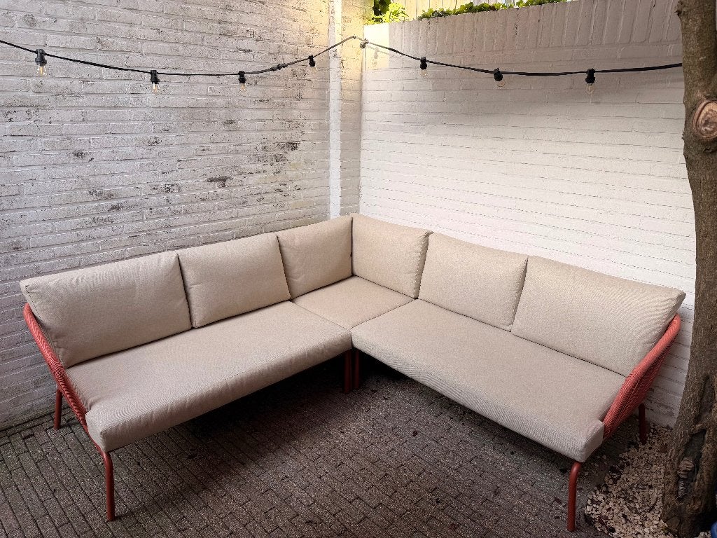 Loungeset Kopenhagen - Karwei, Ophalen, 5 zitplaatsen, Aluminium, Zo goed als nieuw