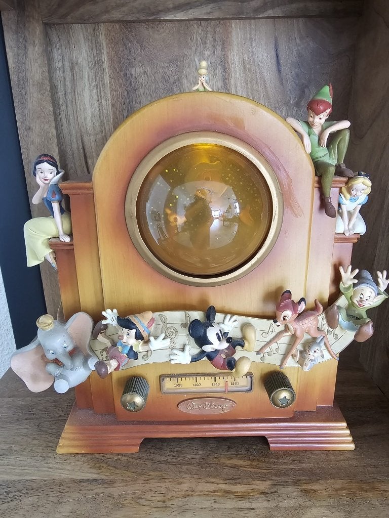 Zeldzame Japie Krekel Radio Sneeuwbol (Muziek & Licht), Ophalen, Overige figuren, Gebruikt, Beeldje of Figuurtje
