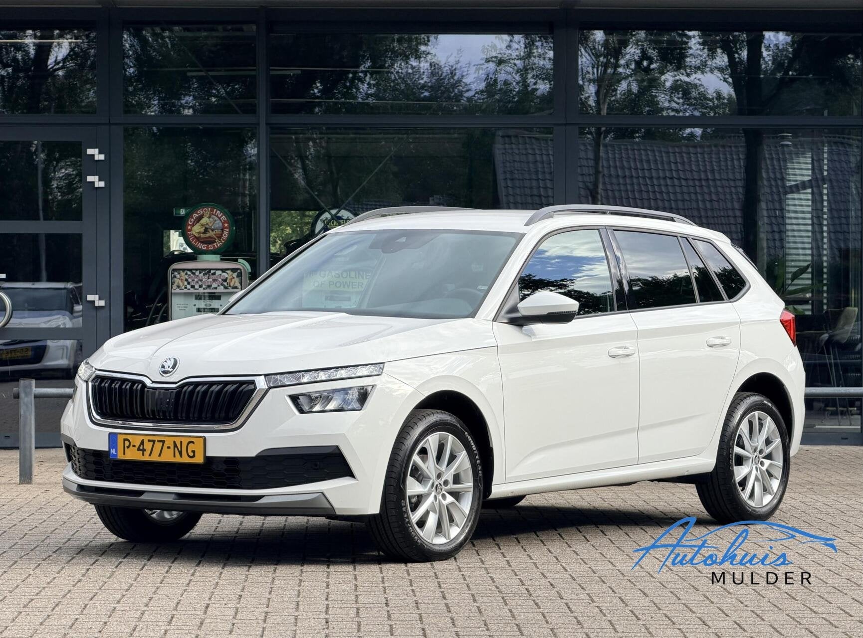 Skoda Kamiq 1.0 TSI Sport Business | Automaat | Stoelverwarm, Gebruikt, Alcantara, Wit, Origineel Nederlands