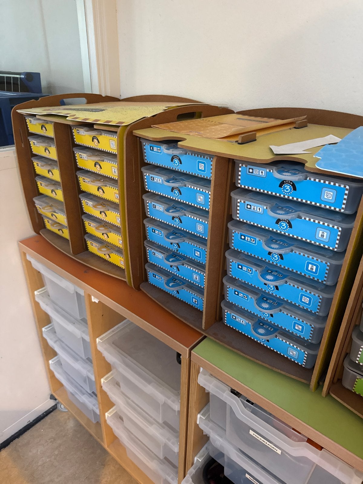 Speelleesset zwijsen met opbergkasten, Ophalen of Verzenden, Gebruikt