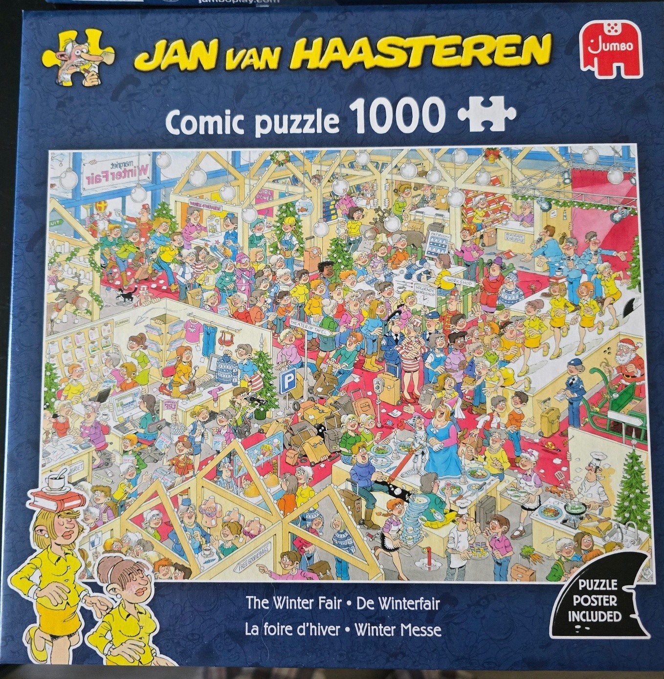 Jan van Haasteren puzzels 1000 stukjes – 15 stuks –1x gelegd, Ophalen, 500 t/m 1500 stukjes, Zo goed als nieuw, Legpuzzel