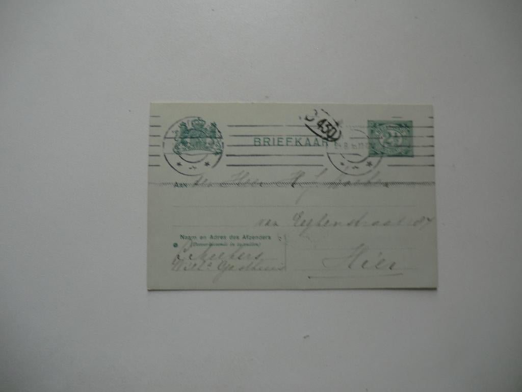 Amsterdam,Wilhelmina Gasthuis,1911, Verzamelen, Ansichtkaarten | Nederland, Verzenden, Voor 1920, Gelopen, Noord-Holland